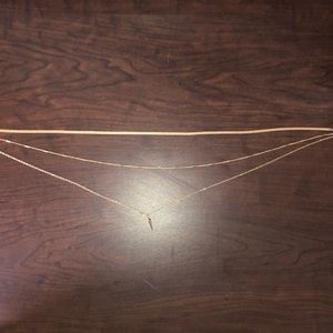 triple layered necklace